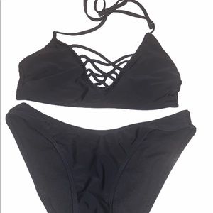 Bikini Black Crisscross - Xhileration